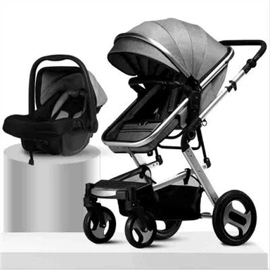 3 i 1 Lyxig Barnvagn